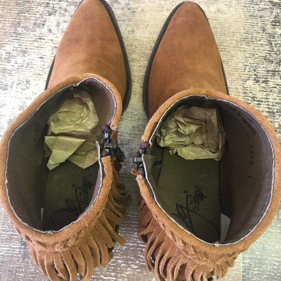 Old Gringo BL2268-1 Latika Ankle Tassel Suede Cowboy Boots Womens 7.5 B - Picture 10 of 12